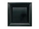 Modulus Plateau carr� plastique noir + 2 coupelles