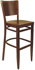 Celio Tabouret de bar à dossier