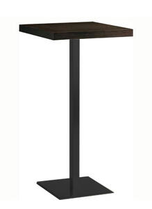 Inox Noir Pied de table carré - 110cm