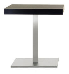 Inox Pied de table carré - 73cm